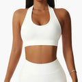 Leggings Yoga Set for Women - Seamless Bra Top and Scrunch Leggings Fitness Sport Suit