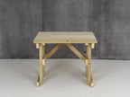 Hollies Wooden Garden Table, Outdoor Picnic Dining Desk