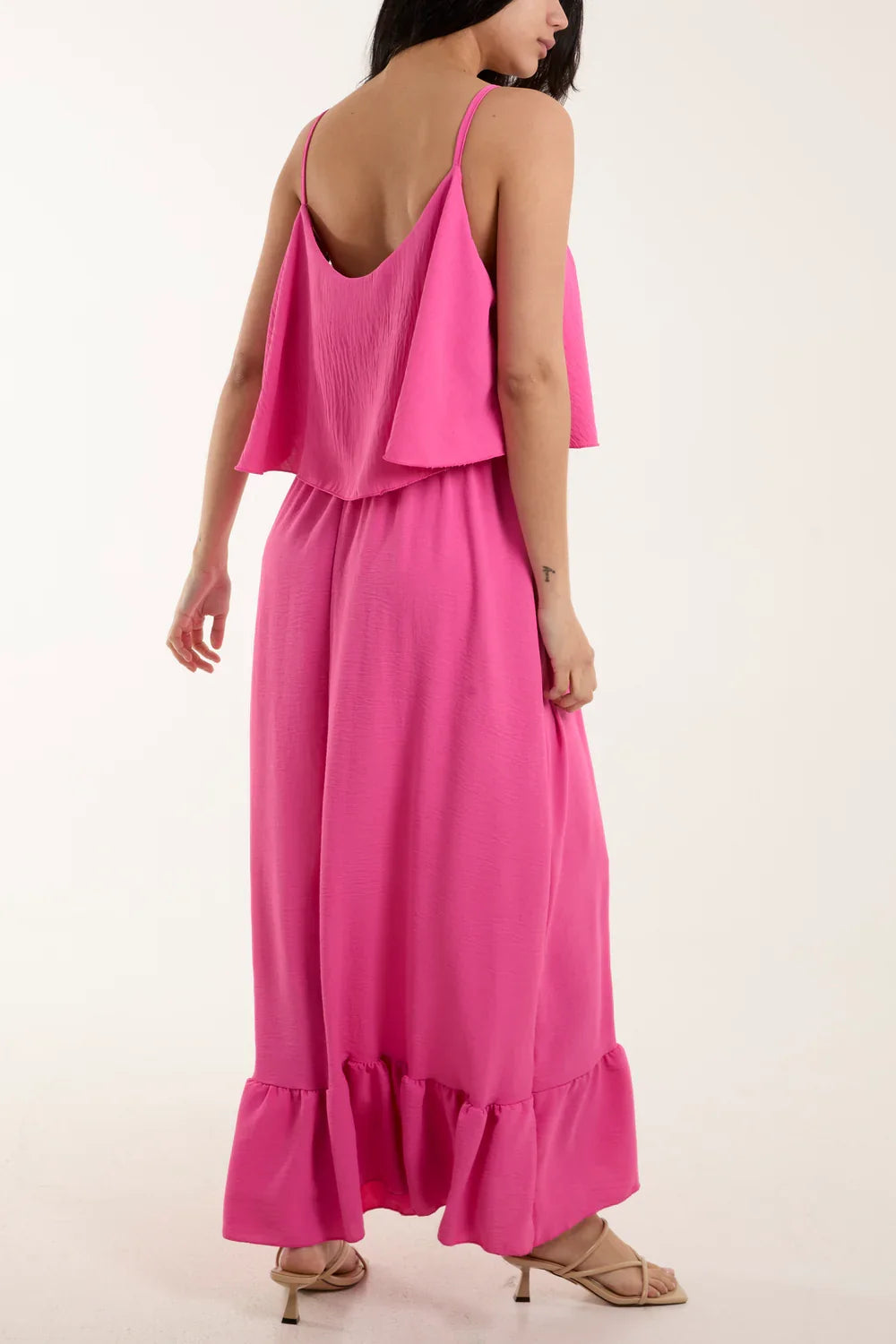 Double Layer Cami Maxi Dress | One Size 8–16