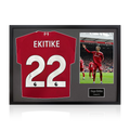Hugo Ekitike Signed Liverpool Shirt Classic Frame (ACG Cert)