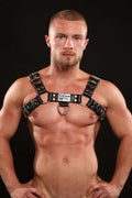 Tag Leather Bulldog Harness