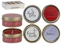 The candle factory small patterned tin candle