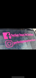 Personalised Car Window Vinyl Decal | Great For Businesses & Pet Social Media