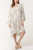Floral Damask Dress | One Size 8–16/18