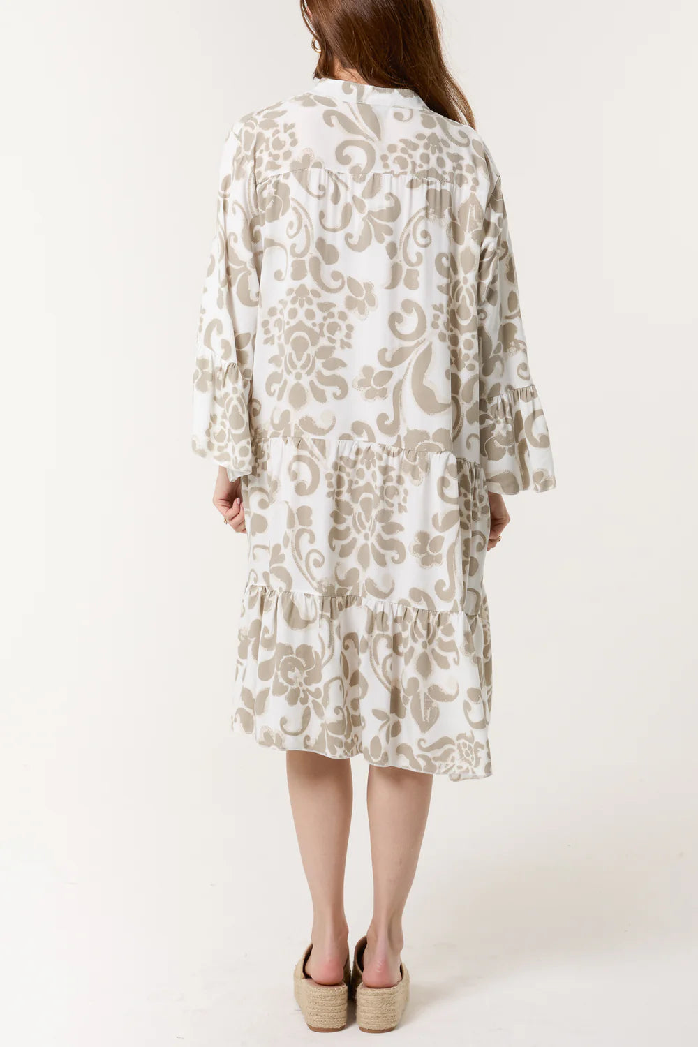 Floral Damask Dress | One Size 8–16/18