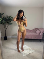 3 piece nude set