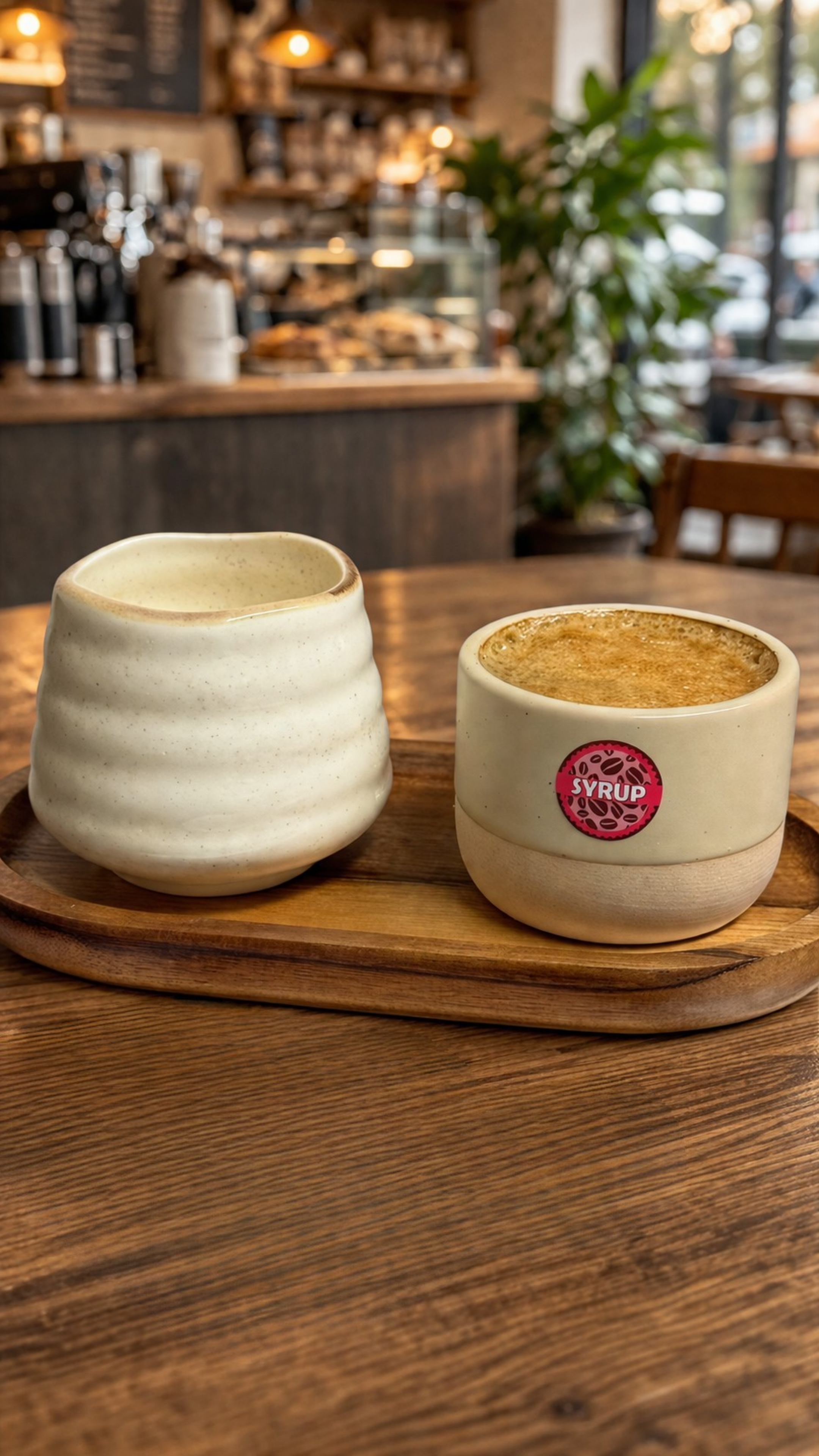 Coconut Milk Coffee Shop Barista Labels 20mm 1000 labels per roll