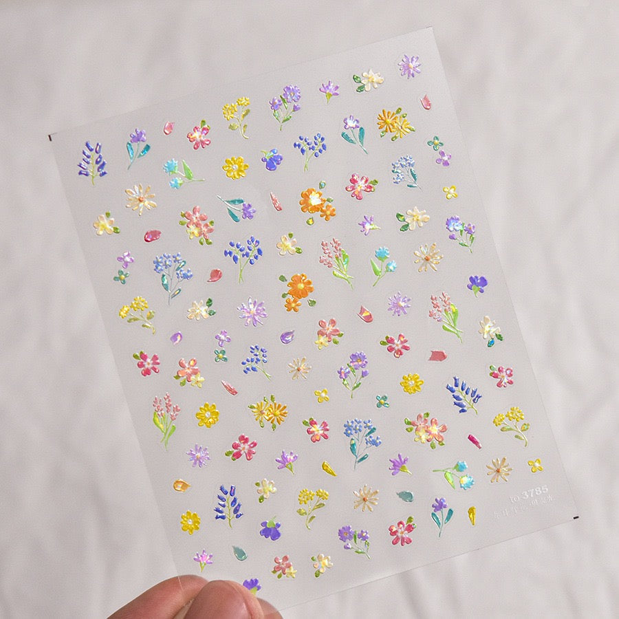 Hello Claws | Spring Wild Flower Nail Deco Sticker