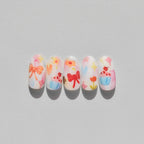 Hello Claws | Kawaii Bowknot Cake Flower Nail Deco Sticker