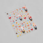 Hello Claws | Kawaii Bowknot Cake Flower Nail Deco Sticker