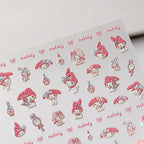 Hello Claws | Melody Embossed Pattern Design Nail Deco Sticker