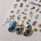 Hello Claws | Wild Flower 5D Nail Deco Sticker
