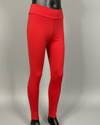 Solid colour, soft, stretch leggings in black, green, navy, grey, orange, pink, fuchsia, purple and more!