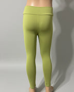 Solid colour, soft, stretch leggings in black, green, navy, grey, orange, pink, fuchsia, purple and more!