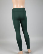 Solid colour, soft, stretch leggings in black, green, navy, grey, orange, pink, fuchsia, purple and more!