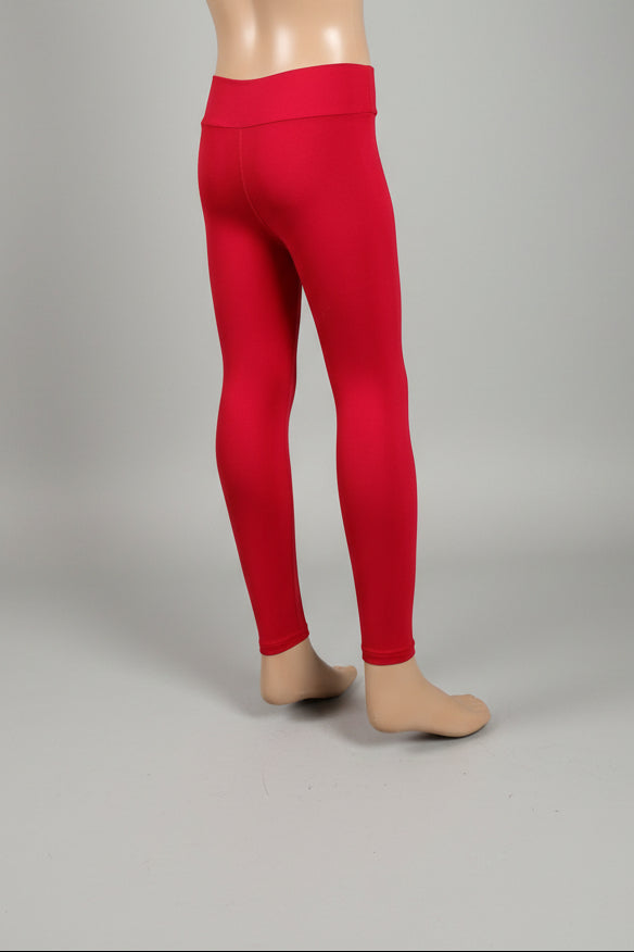 Solid colour, soft, stretch leggings in black, green, navy, grey, orange, pink, fuchsia, purple and more!