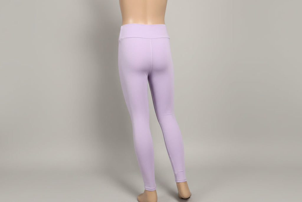 Solid colour, soft, stretch leggings in black, green, navy, grey, orange, pink, fuchsia, purple and more!