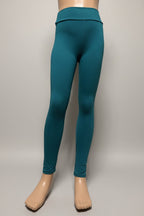 Solid colour, soft, stretch leggings in black, green, navy, grey, orange, pink, fuchsia, purple and more!