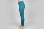 Solid colour, soft, stretch leggings in black, green, navy, grey, orange, pink, fuchsia, purple and more!