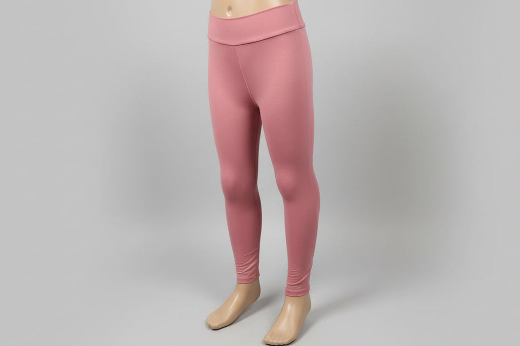 Solid colour, soft, stretch leggings in black, green, navy, grey, orange, pink, fuchsia, purple and more!