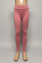 Solid colour, soft, stretch leggings in black, green, navy, grey, orange, pink, fuchsia, purple and more!