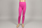 Solid colour, soft, stretch leggings in black, green, navy, grey, orange, pink, fuchsia, purple and more!