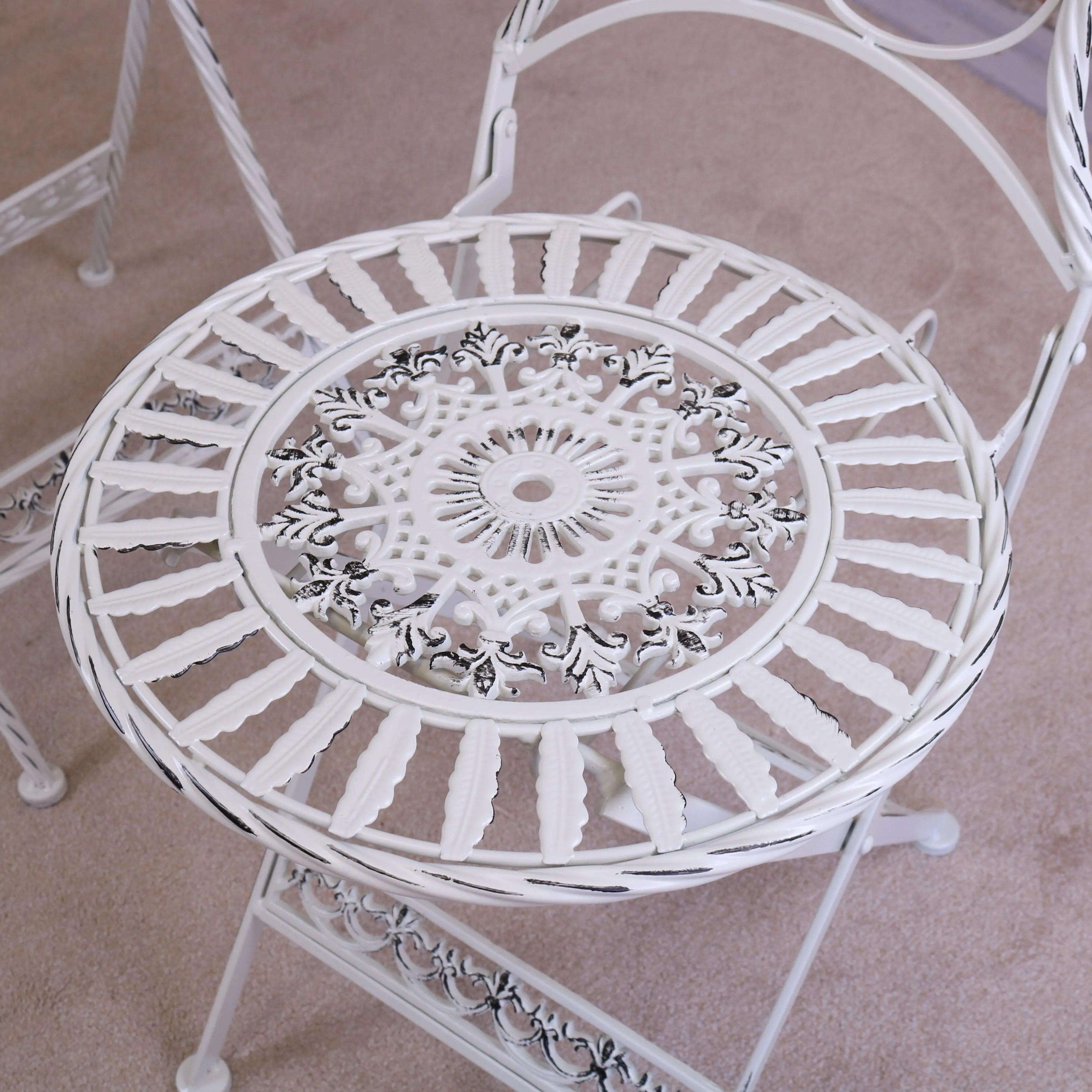 Odal 3 Piece Oval Garden Table and Chairs