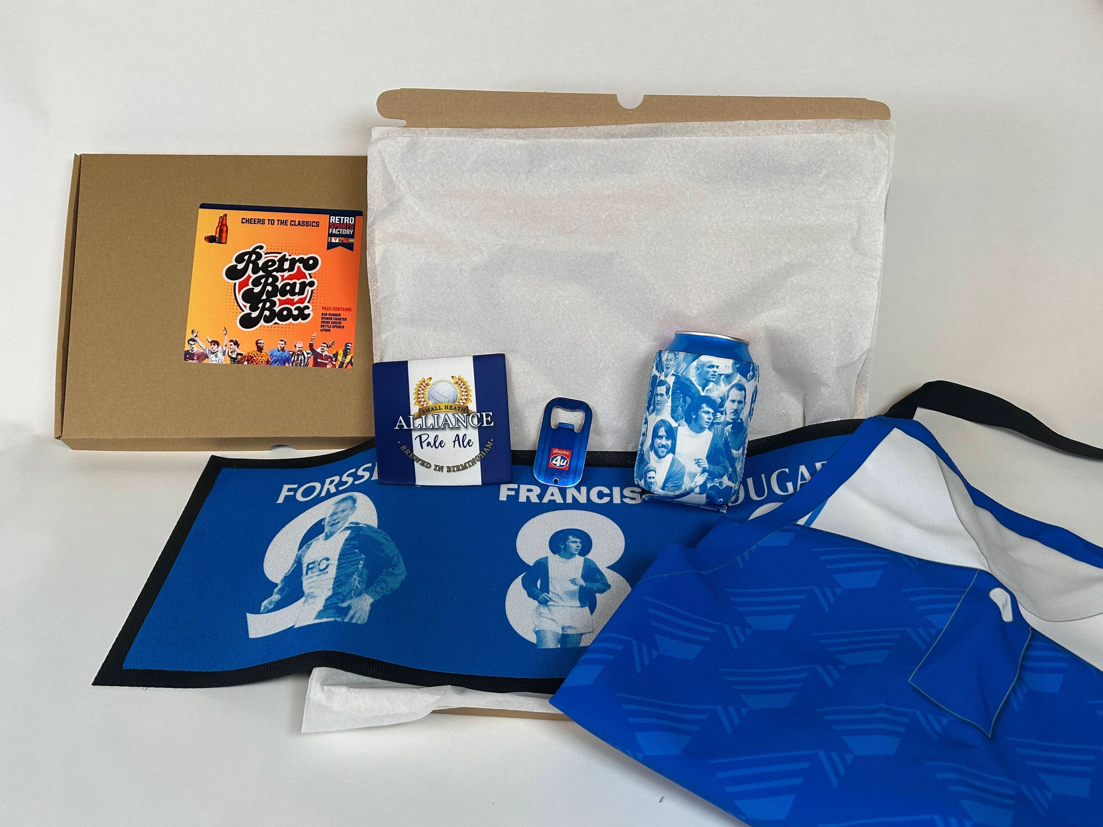 Birmingham Football Father's Day Bar Box | Retro Man Cave Set
