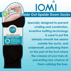 Unisex Inside Out / Upside Down Socks for Diabetics