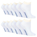 12 Pair Unisex Low-Cut Diabetic Trainer Socks: Ideal for Swollen Feet & Ankle