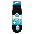3 Pairs Diabetic Socks with Grips | Extra Wide Non Slip Slipper Socks