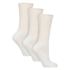 3 Pairs Diabetic Socks with Grips | Extra Wide Non Slip Slipper Socks