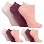 9 Pack Womens Diabetic Trainer Socks | Wide Ankle Socks for Swollen Feet