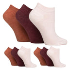 9 Pack Womens Diabetic Trainer Socks | Wide Ankle Socks for Swollen Feet