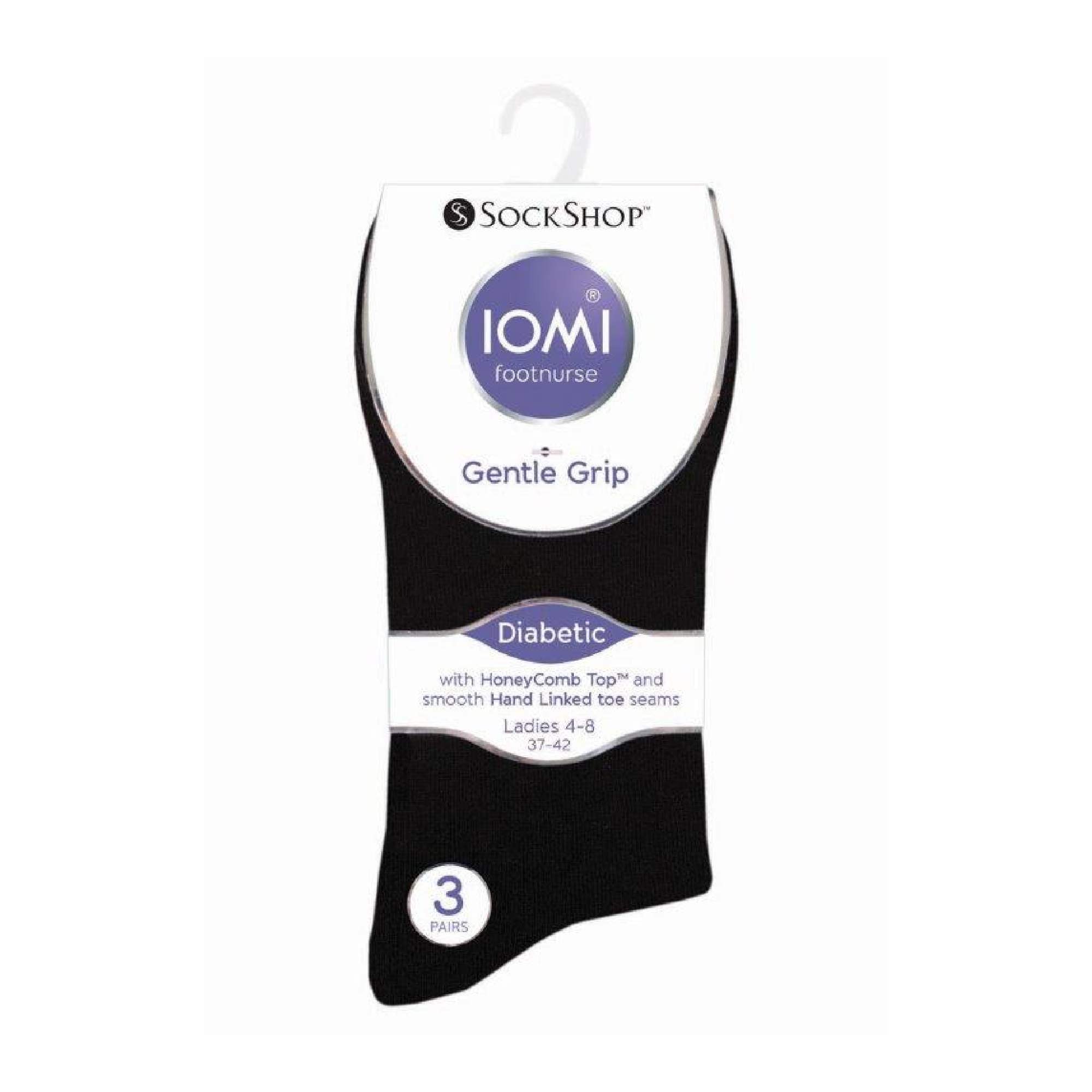 6 Pack Ladies Non Elastic Cotton Diabetic Socks with Seamless Toe