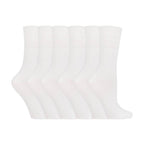 6 Pack Ladies Non Elastic Cotton Diabetic Socks with Seamless Toe
