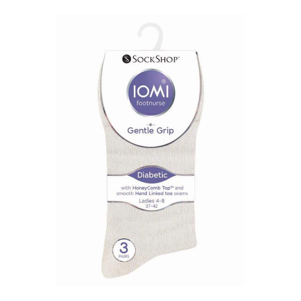 6 Pack Ladies Non Elastic Cotton Diabetic Socks with Seamless Toe