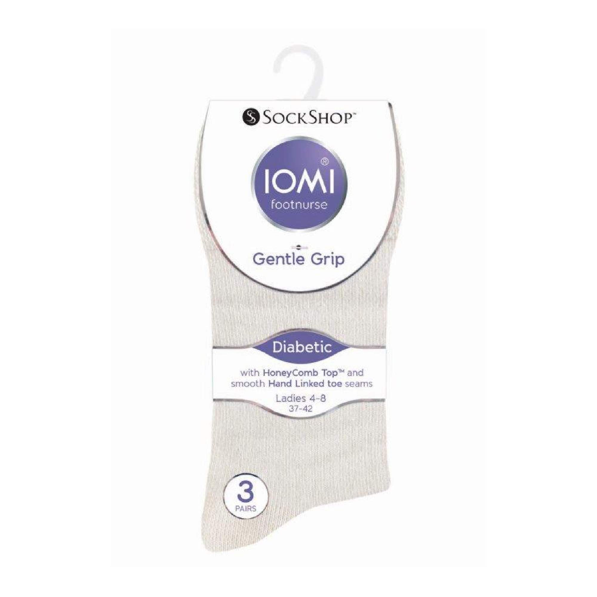 6 Pack Ladies Non Elastic Cotton Diabetic Socks with Seamless Toe