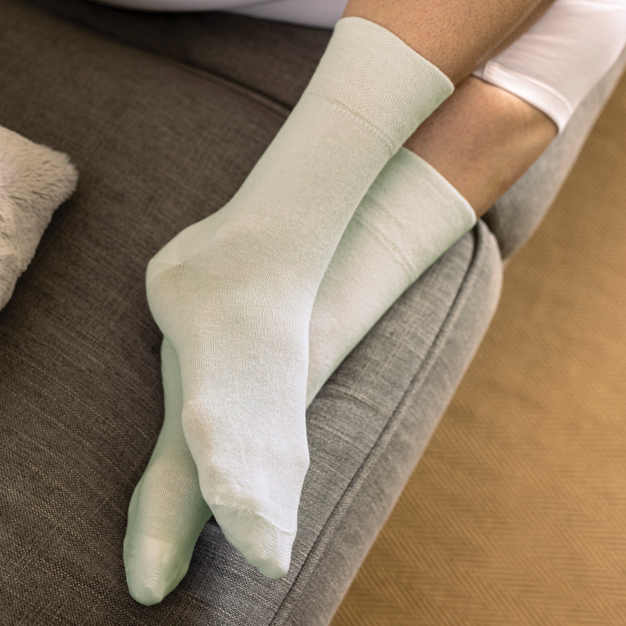 6 Pack Ladies Non Elastic Cotton Diabetic Socks with Seamless Toe