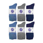 12 Pairs Ladies Diabetic Bamboo Socks | Non Elastic Gentle Grip Top Socks