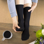 12 Pairs Ladies Diabetic Bamboo Socks | Non Elastic Gentle Grip Top Socks