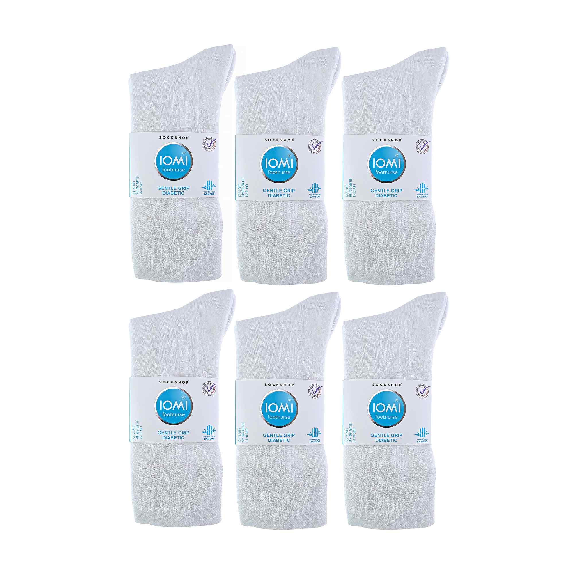 2 Pack Mens Diabetic Bamboo Extra Wide  NON ELASTIC Socks