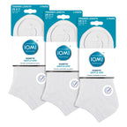 9 Pack Mens Diabetic Trainer Socks | Non Elastic Extra Wide Ankle Socks