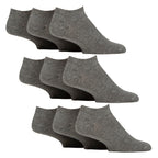 9 Pack Mens Diabetic Trainer Socks | Non Elastic Extra Wide Ankle Socks