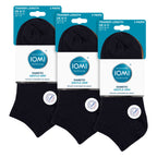 9 Pack Mens Diabetic Trainer Socks | Non Elastic Extra Wide Ankle Socks