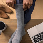 12 Pairs Mens Gentle Grip Top Diabetic Socks | Non Elastic Cotton Socks