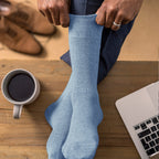 12 Pairs Mens Gentle Grip Top Diabetic Socks | Non Elastic Cotton Socks