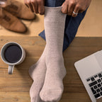 12 Pairs Mens Gentle Grip Top Diabetic Socks | Non Elastic Cotton Socks