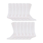 12 Pairs Mens Gentle Grip Top Diabetic Socks | Non Elastic Cotton Socks