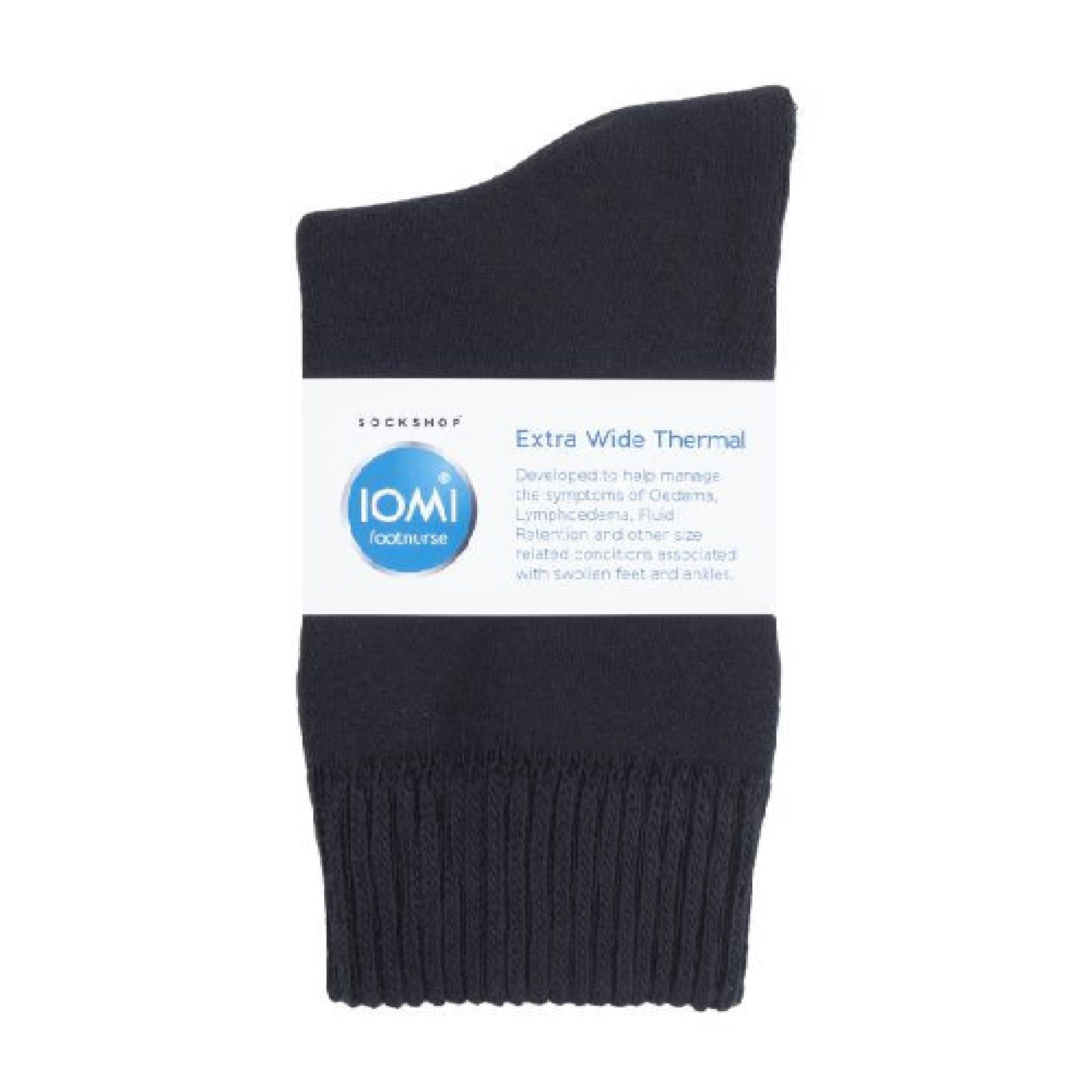 1 Pack Extra Wide Thermal Oedema Socks for Swollen Legs & Feet